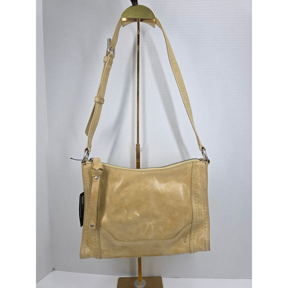Frye Melissa Zip Crossbody Bag Burnt Terracotta Italian Leather DB770 NEW